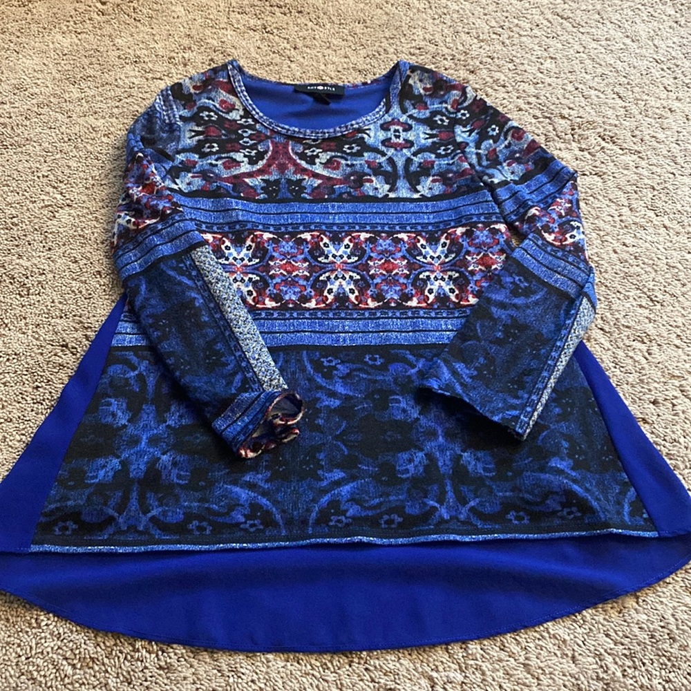 Dark colored shirt